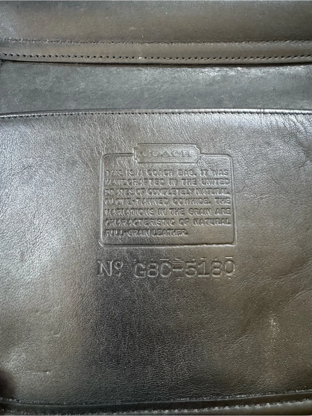 Vintage Coach Black Leather Metropolitan Briefcase ft. in Devil Wears Prada 2
